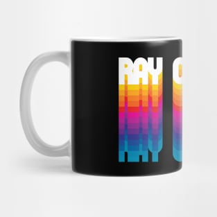 Retro Ray Proud Name Personalized Gift Rainbow Style Mug